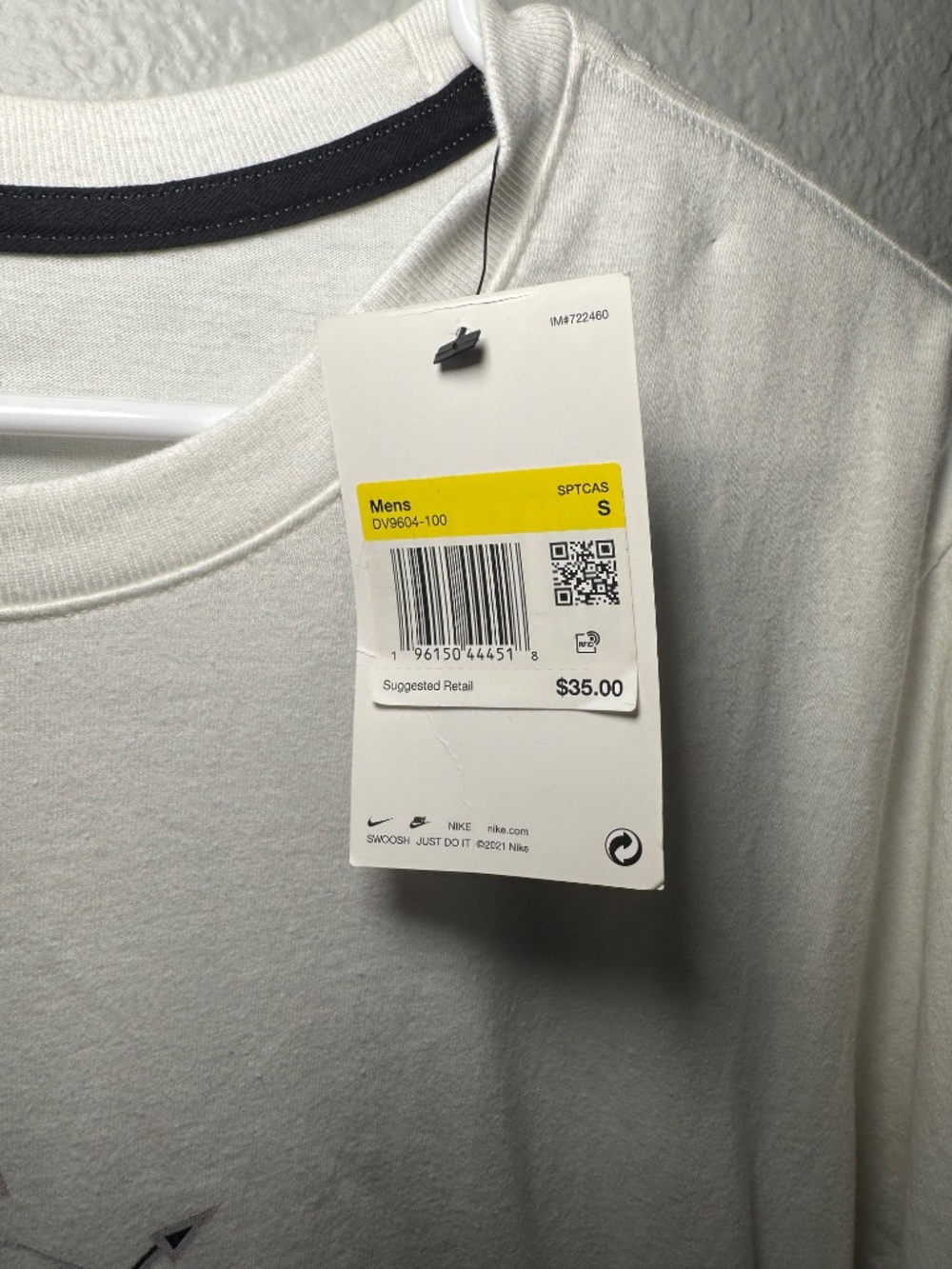 Nike Basketball White Tee Small - Picture 4 of 8
